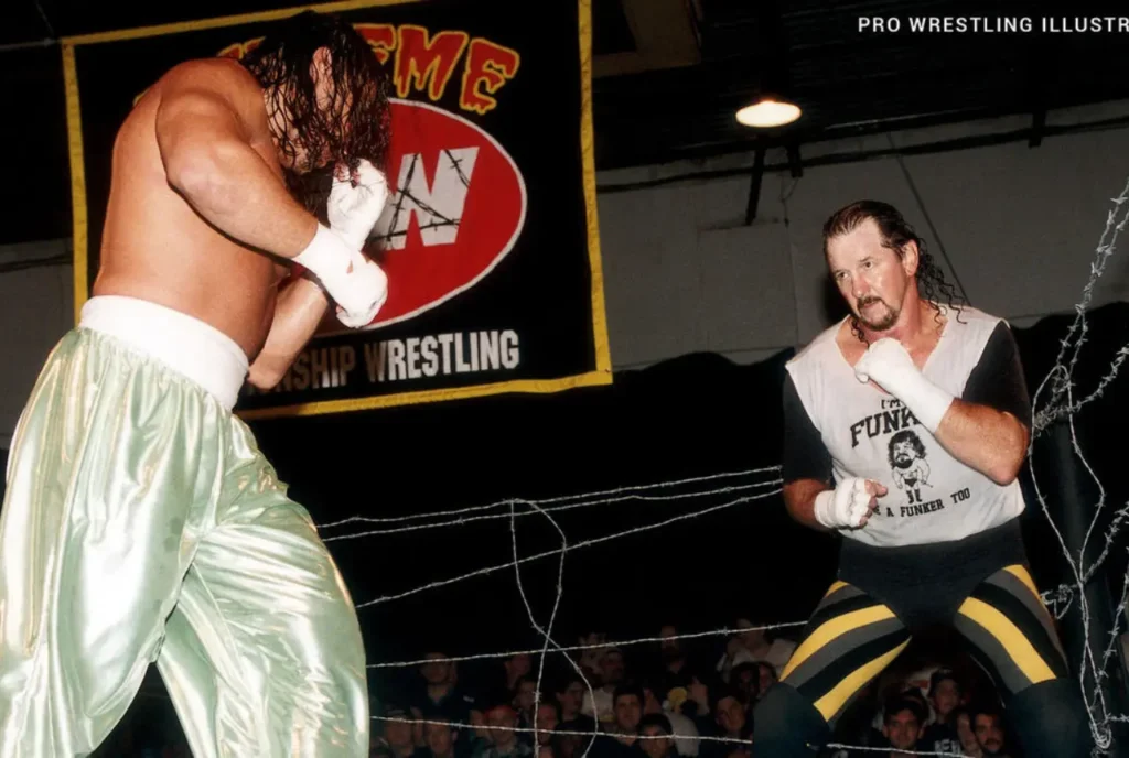 Terry Funk vs Sabu at ECW