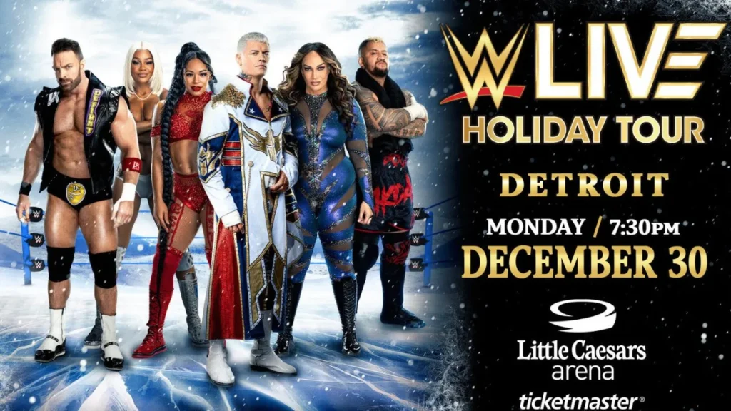 WWE Live Holiday Tour Detroit on December 30, 2024