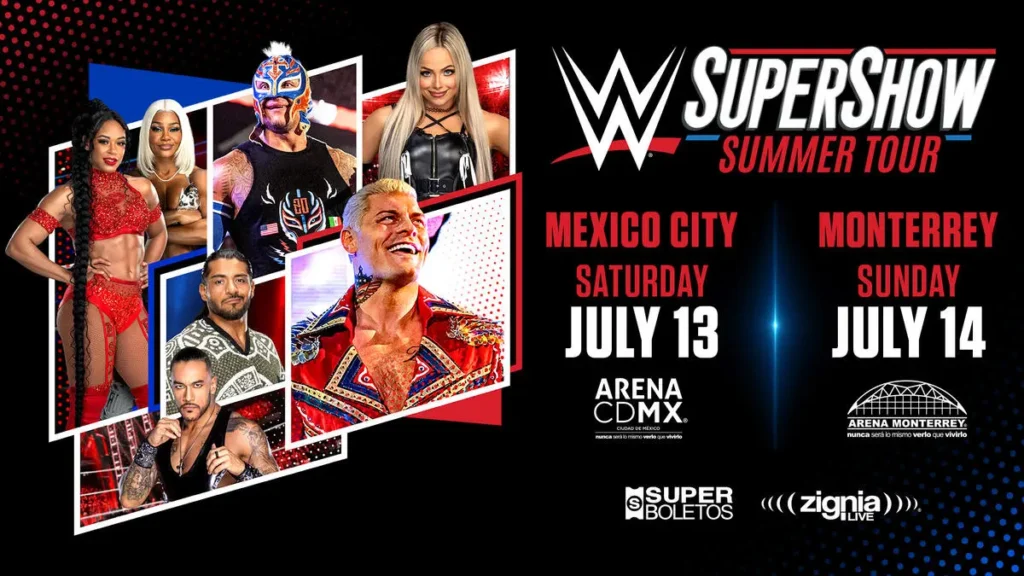 WWE SuperShow Summer Tour 13 July 2024 Mexico city, Mexico