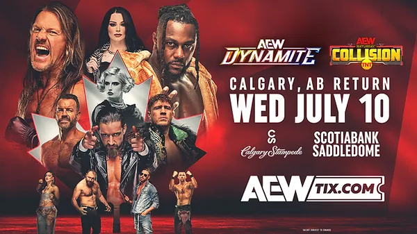 AEW Dynamite, Calgary, Canada 10 July 2024 