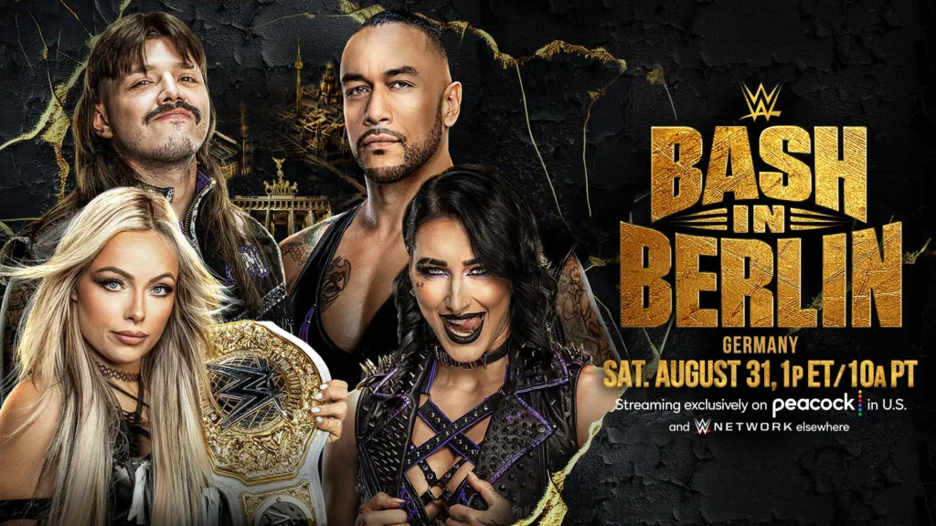 Damian Priest & Rhea Ripley vs. "Dirty" Dominik Mysterio & Liv Morgan at WWE Bash in Berlin 2024