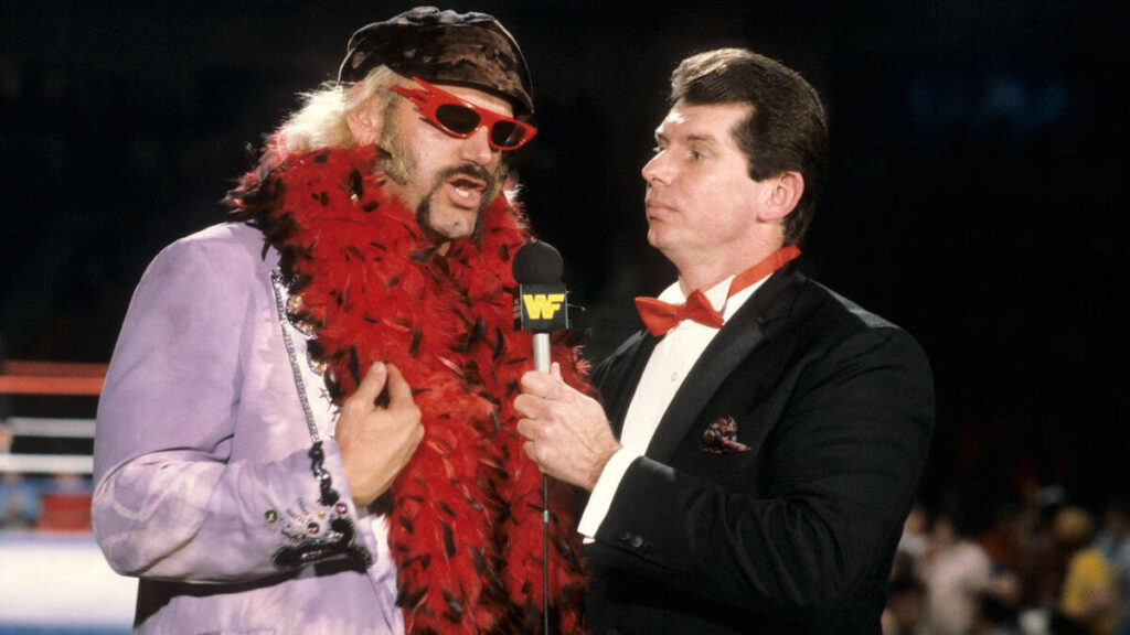 Jesse Ventura with Vince McMahon WWE Saturday Nights Saturday Night's Main Event