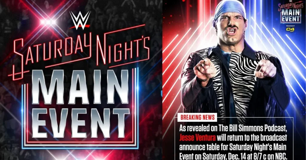 Jesse Ventura Returns to WWE Saturday Night's Main Event 2024 as Guest Commentator