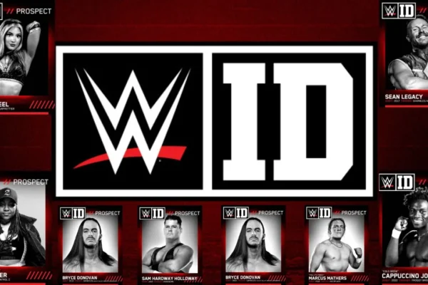 what is WWE ID Program showcasing independent wrestlers joining WWE Marcus Mathers, Sam Holloway, Sean Legacy, Zara Zakher, Jack Cartwheel, Cold Brew Jones, Bryce Donovan, Bryce Donovan, Zayda Steel