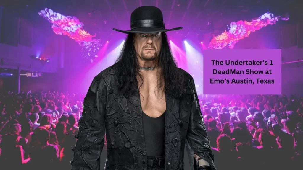 "The Undertaker's 1deadMan Show live at Emo's Austin, Texas on December 15, 2024