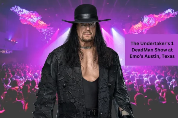 "The Undertaker's 1deadMan Show live at Emo's Austin, Texas on December 15, 2024