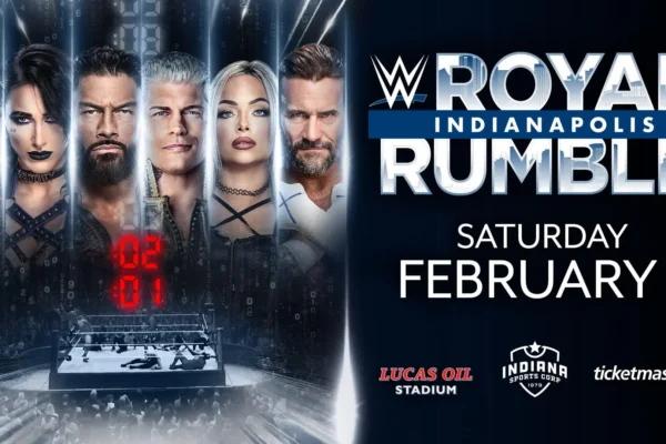 Royal Rumble 2025 Tickets – "Royal Rumble 2025 official tickets with Priority Pass benefits at Lucas Oil Stadium, Indianapolis." Royal Rumble Priority Pass – "Exclusive Royal Rumble Priority Pass offering premium seating, Superstar meet-and-greet, and all-inclusive hospitality." Lucas Oil Stadium – "The iconic Lucas Oil Stadium, host of Royal Rumble 2025 in Indianapolis." Champion Tickets Priority Pass – "Royal Rumble Champion Tickets with premium floor seating, Mick Foley pre-show, and commemorative gifts." Royal Rumble Suite by the Seat – "Luxury suite view of Royal Rumble 2025 with all-inclusive food, drinks, and Superstar visits." Royal Rumble Match Card – "The Royal Rumble 2025 match card featuring 30-person Rumble matches and championship bouts."