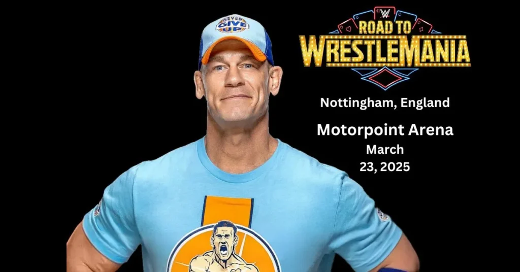 WWE Road to WrestleMania Live in Nottingham at Motorpoint Arena on March 23, 2025