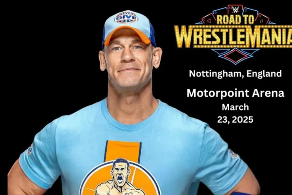 WWE Road to WrestleMania Live in Nottingham at Motorpoint Arena on March 23, 2025