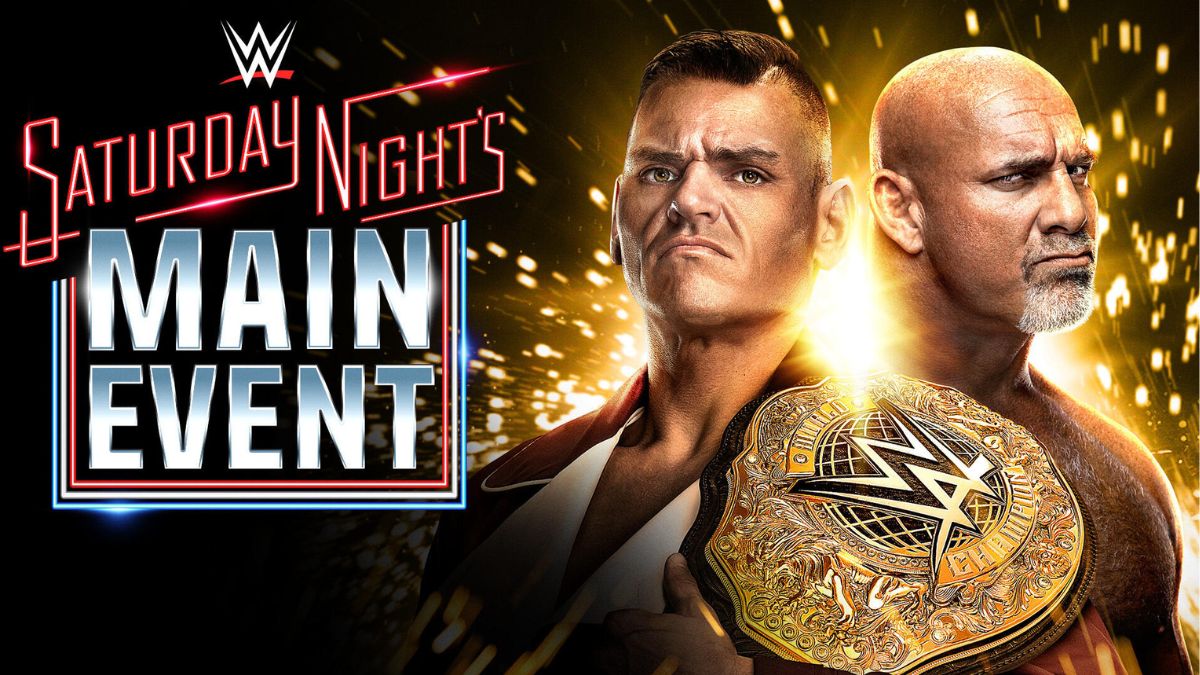 Gunther and Goldberg face off at WWE Saturday Night's Main Event 2025 in Atlanta."