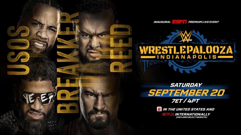 The Usos reunite at WWE Wrestlepalooza 2025 vs Bronson Reed and Bron Breakker