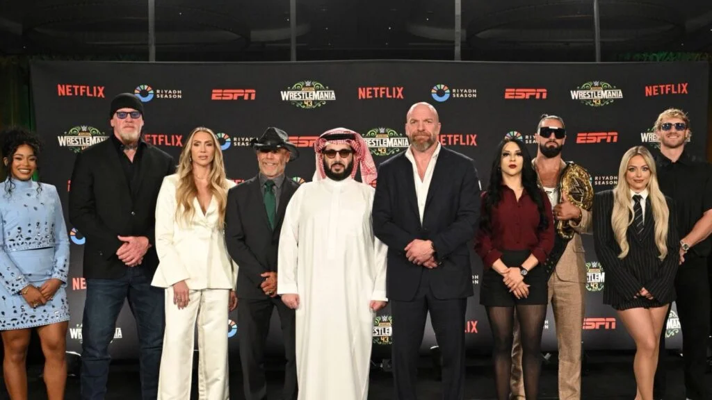 Triple H and Turki Al-Sheikh announce WrestleMania 43 in Riyadh, Saudi Arabia