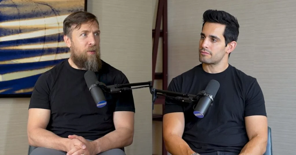 Daniel Bryan speaking with Chris Van Vliet during a sit down interview Highlights Injuries, Concussions, AEW Role and Retirement Update